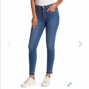 Madewell 10” high rise skinny, new with tags